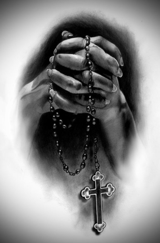 Крестик в руке