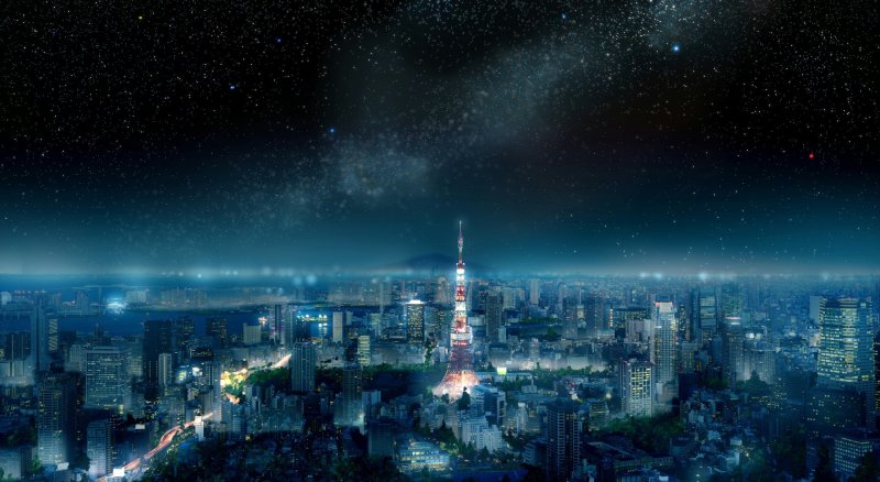 Аниме город