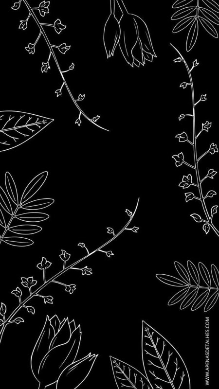 Черные обои