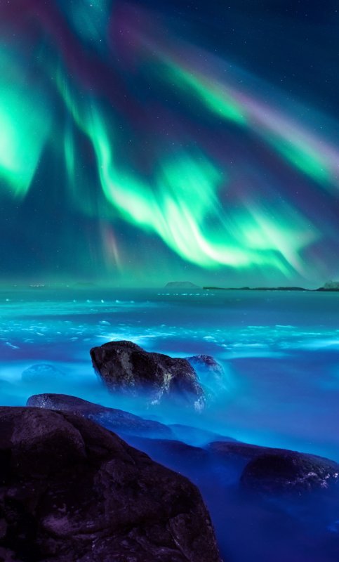 Северное сияние на хонор 8