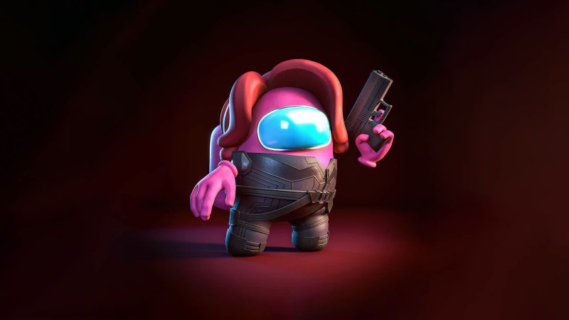 Обои на рабочий стол among us