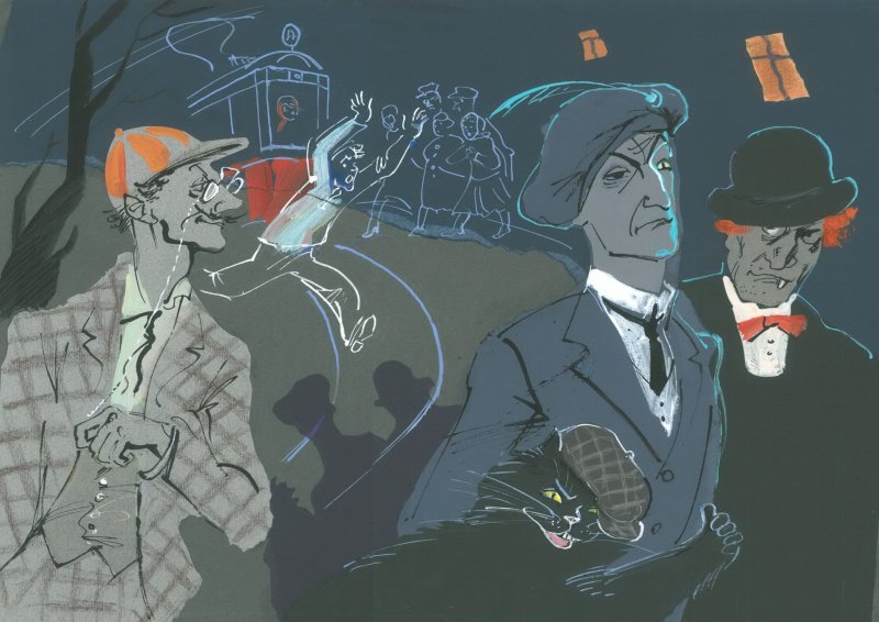 Мастер и Маргарита мастер иллюстрации