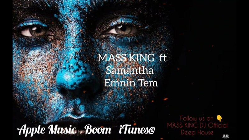 Лицо в черной краске