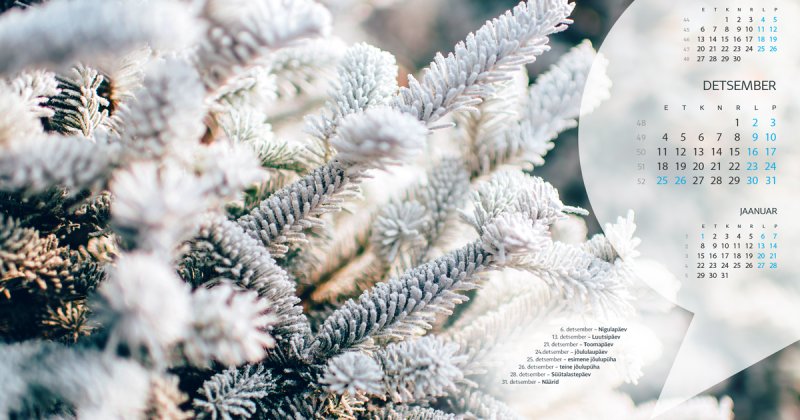 Фон для календаря