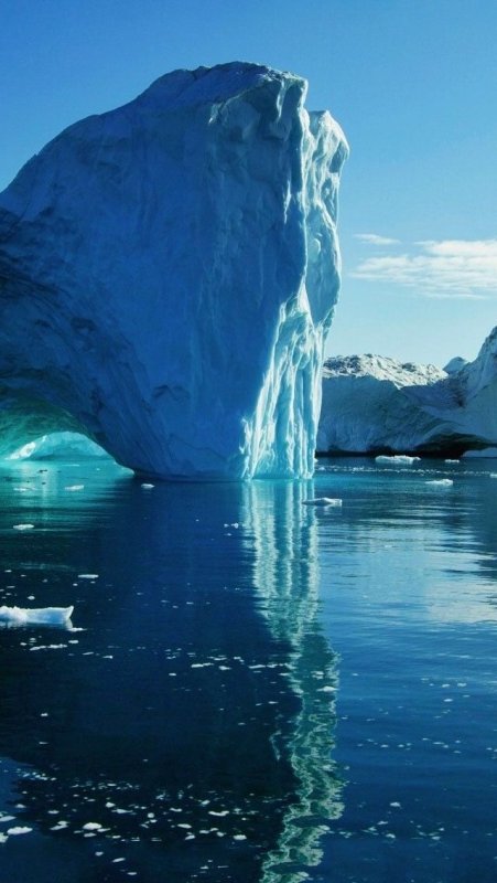 Северный полюс айсберги