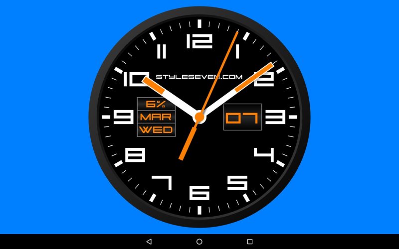 Часы на рабочий стол андроид