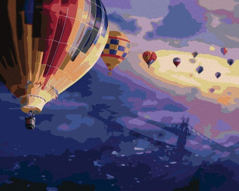 Улетающий воздушный шар