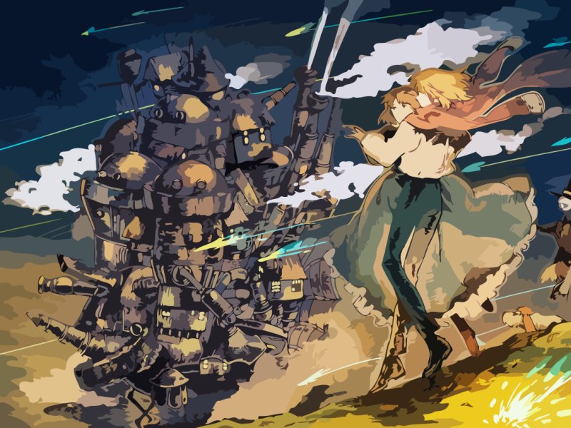 Аниме Ходячий замок Хаула