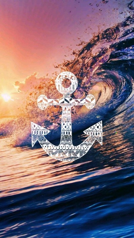 Якорь обои на айфон