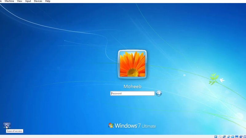 Экран приветствия Windows 7