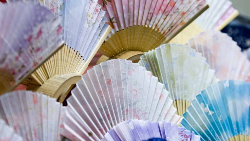 Красивый веер