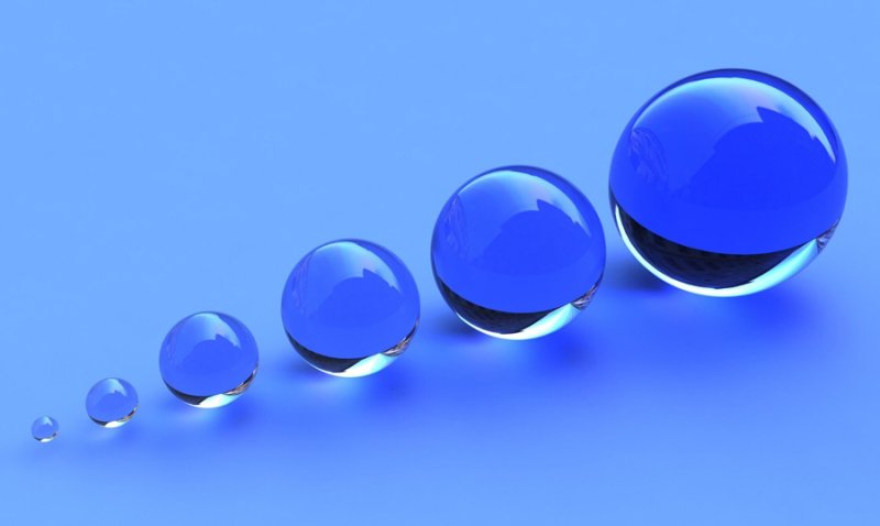 Цветные стеклянные шарики