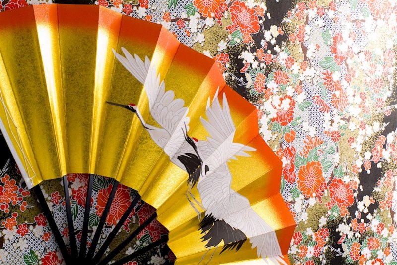 Япония орнамент журавль