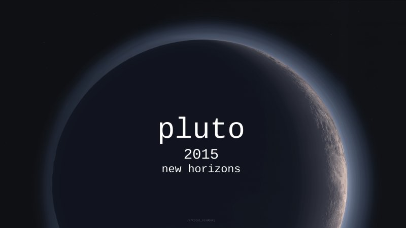New Horizons Плутон