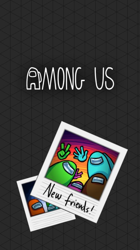 Картинки among us для обои телефона