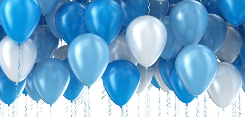 Голубой шарик