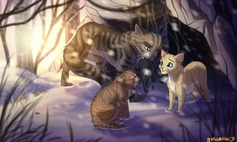 Коты Воители Мотылинка и Листвичка