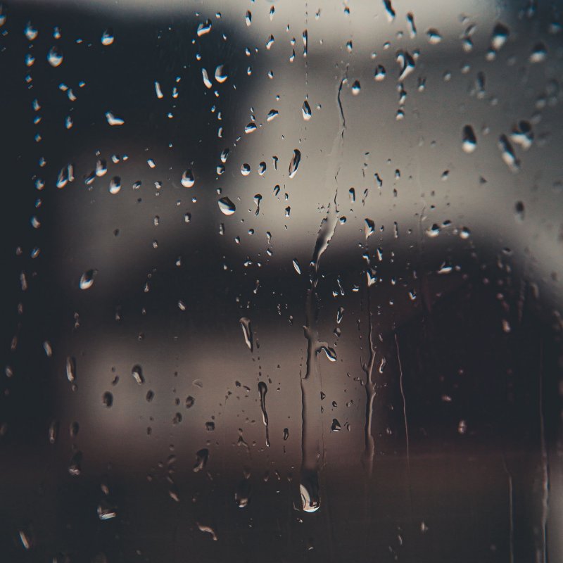 Стекло с каплями