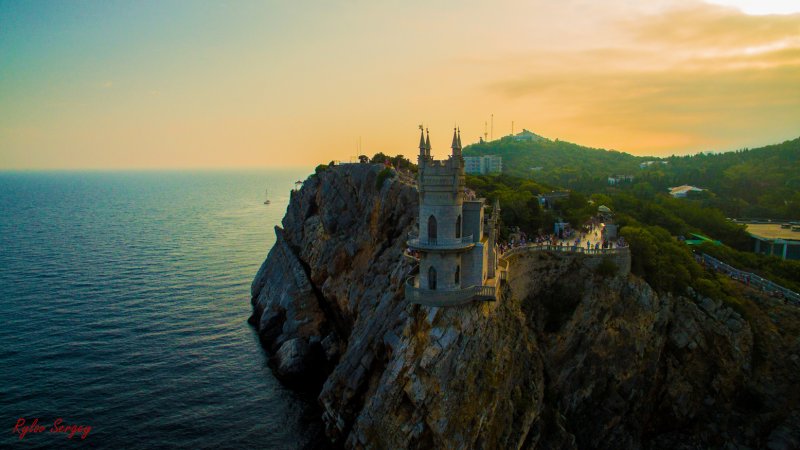 Крым Ласточкино гнездо панорама