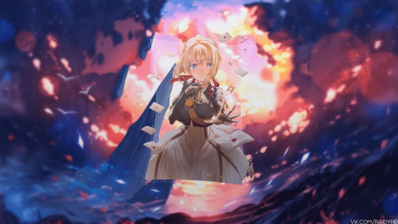 Вайолет Эвергарден аниме