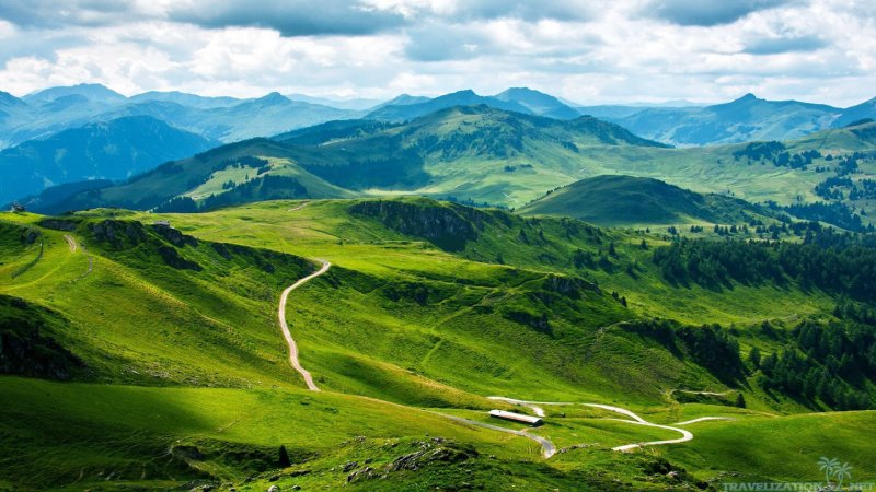 Горы Кавказа Грузия