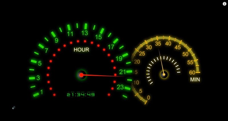 Красивый спидометр