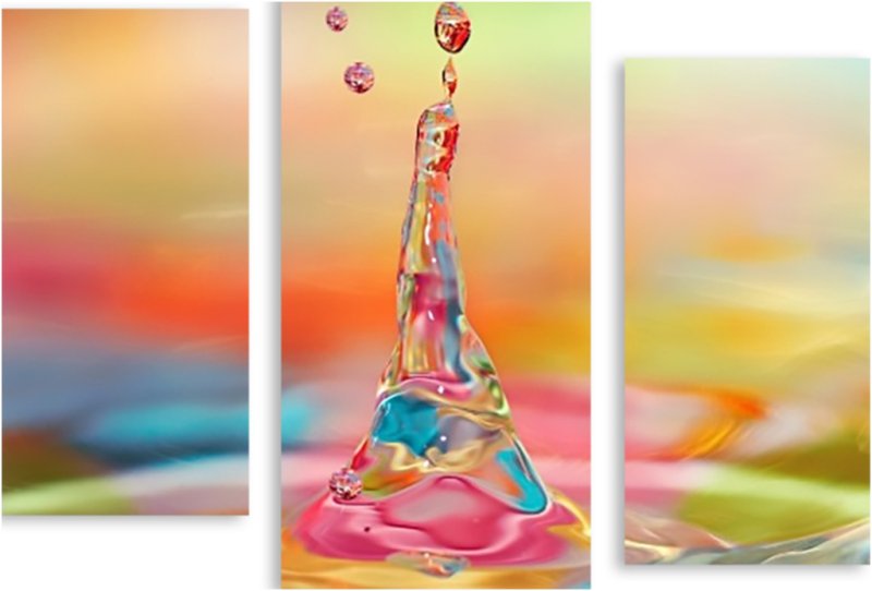 Разноцветные капли