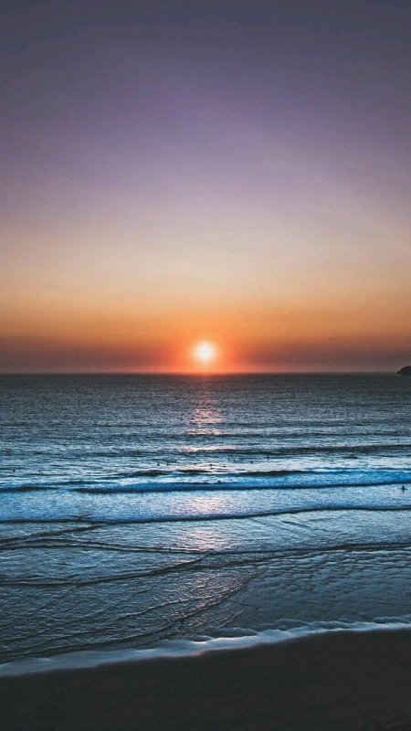 Закат на море