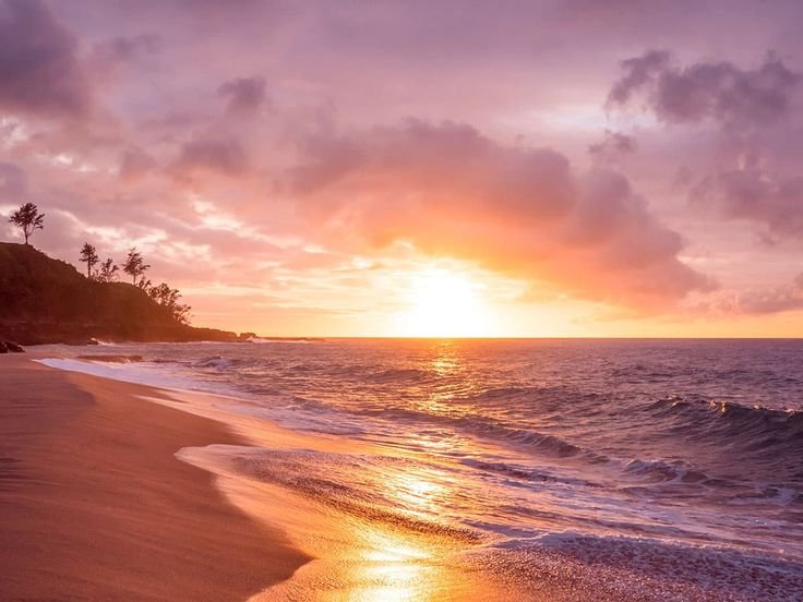 Закат на Гавайях