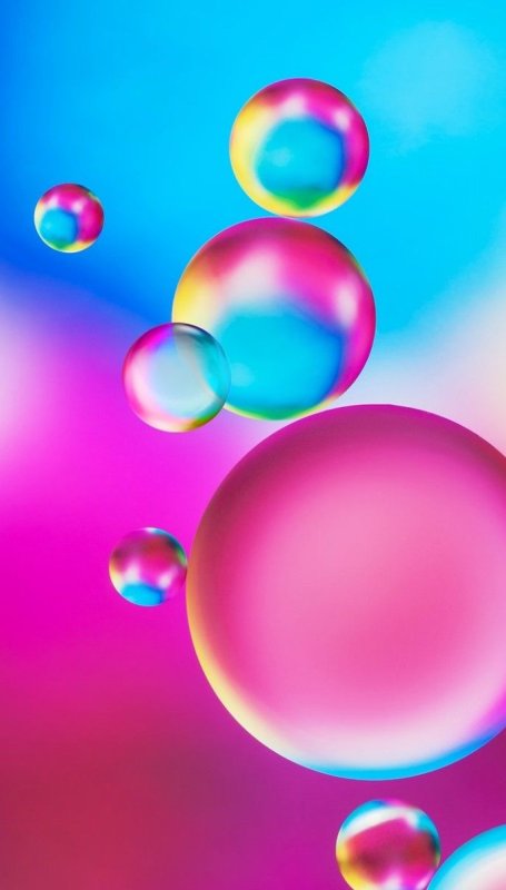 Разноцветные пузырики