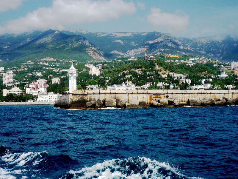 Крым город Ялта море