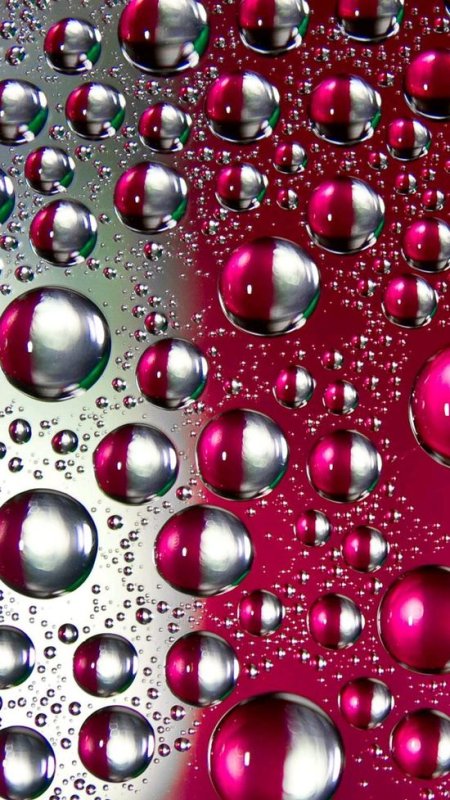 Заставка на телефон пузыри