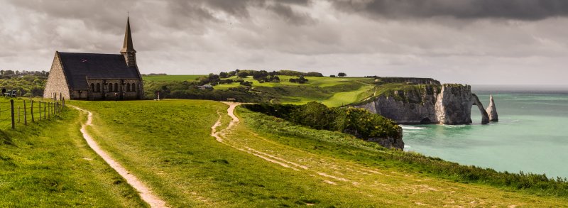 Нормандия скалы
