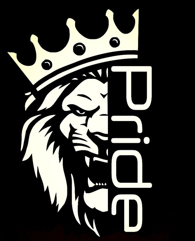 Pride car Audio наклейка Лев