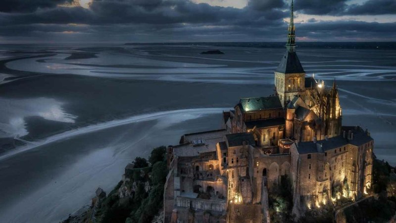 Нормандия. Мон-сен-Мишель (Mont St. Michel)