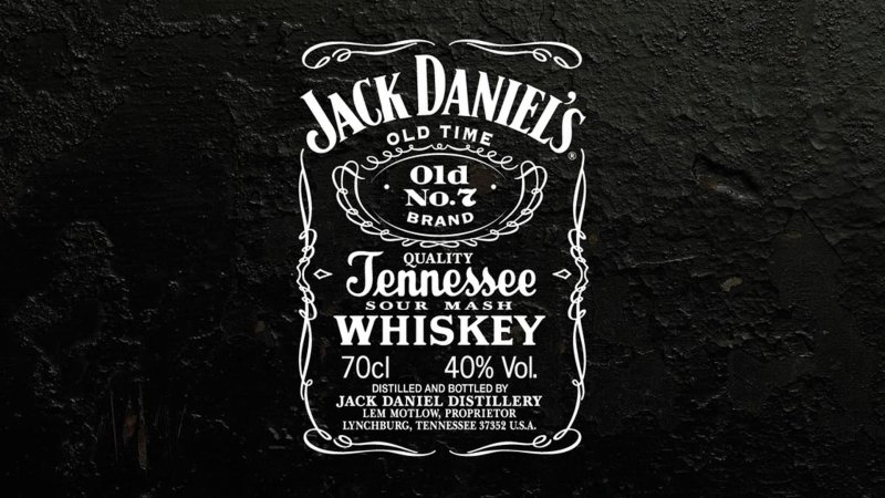 Виски Jack Daniels этикетка