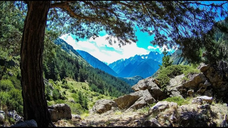 Северная Осетия в горах Кавказа