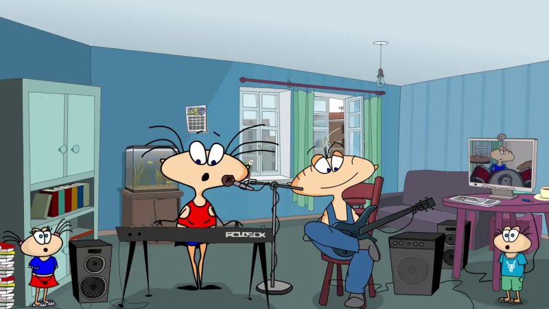 Масяня Хрюндель и лохматый