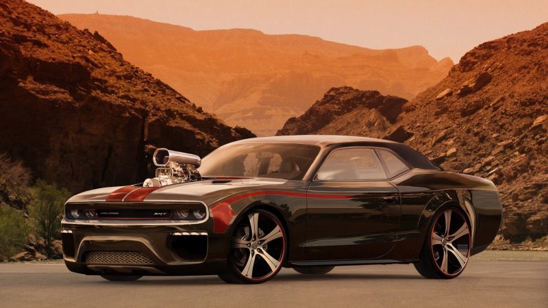 Dodge Challenger 4k