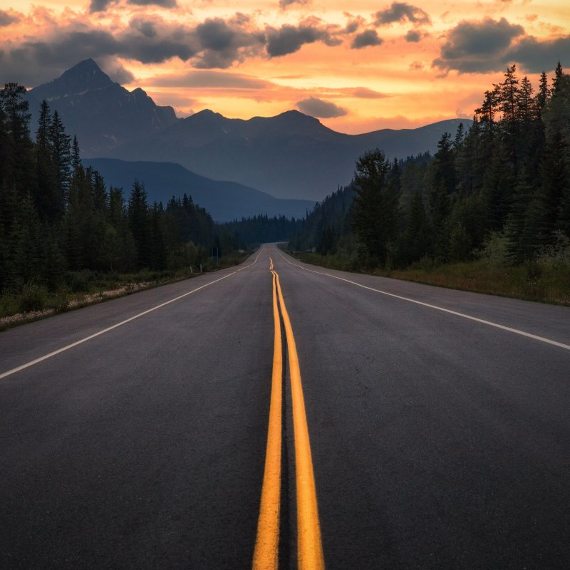 Пейзаж дорога