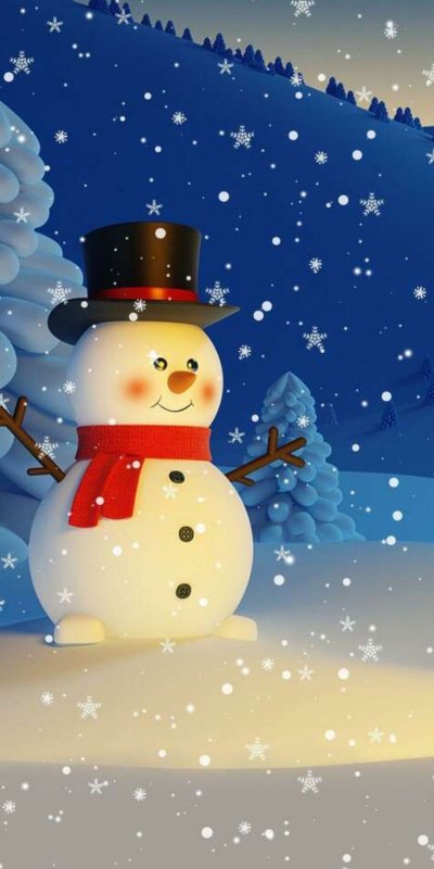 Новогодний Снеговик