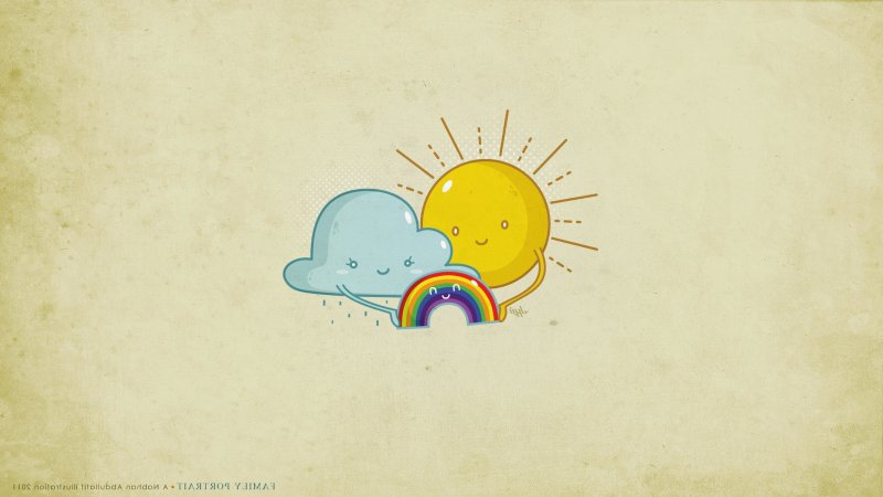 Позитивный фон на рабочий стол