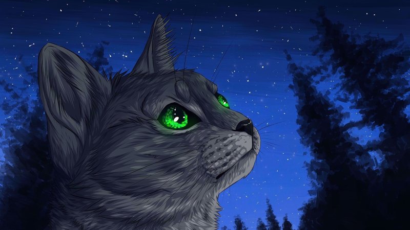 Коты Воители синяя звезда