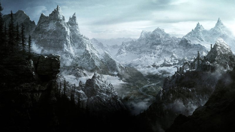 The Elder Scrolls 5 Skyrim Постер