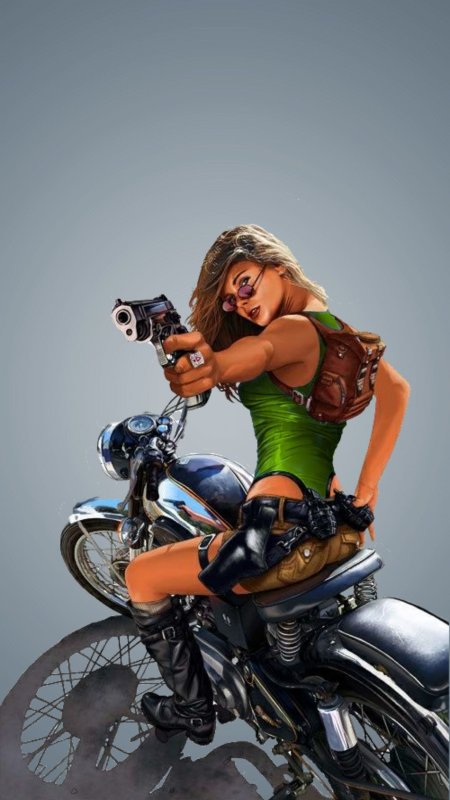 Девушки на мотоциклах заставки на телефон