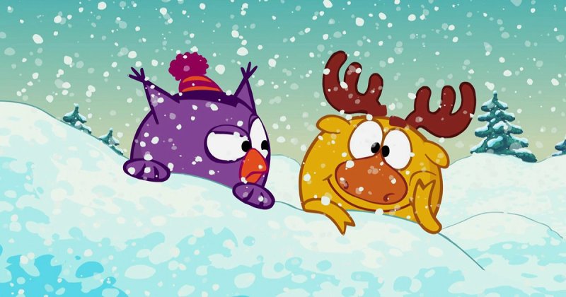 Смешарики Совунья и Лосяш