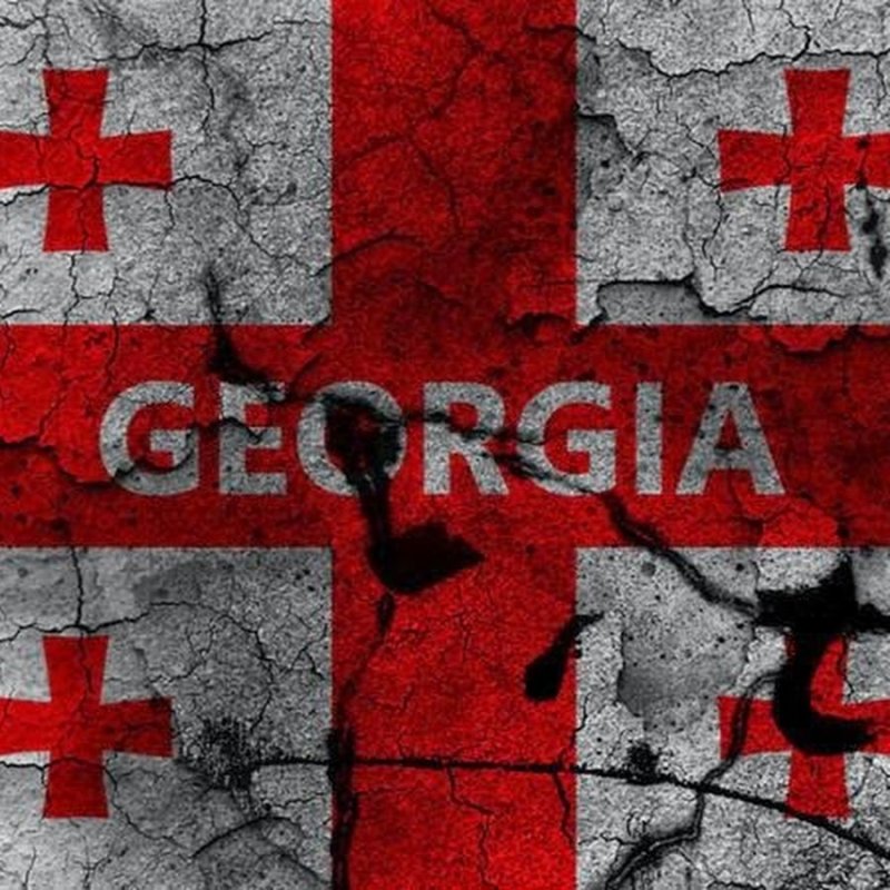 Флаг Грузии красивый