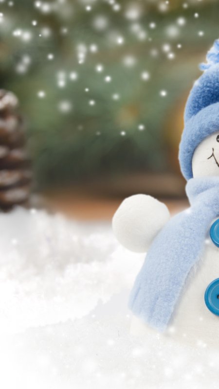 Снеговик и новый год