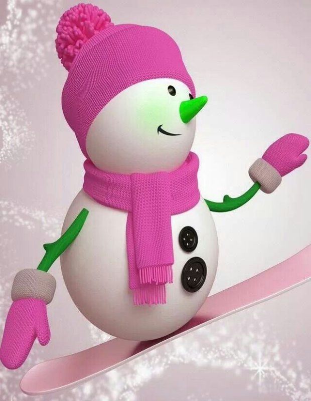 Снеговик девочка