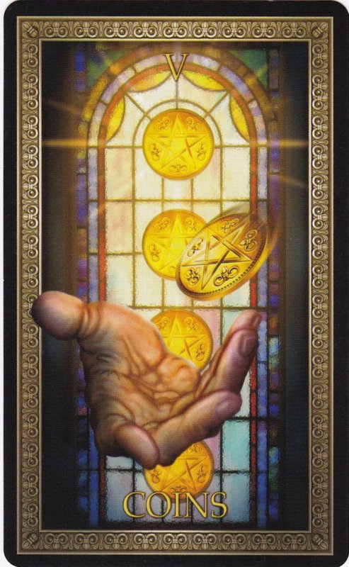 Туз пентаклей Райдер Уэйт